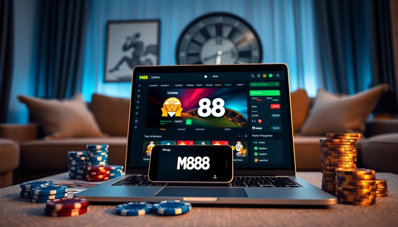 Discover the vibrant online gambling experience at m88.com.mx with modern gaming elements.