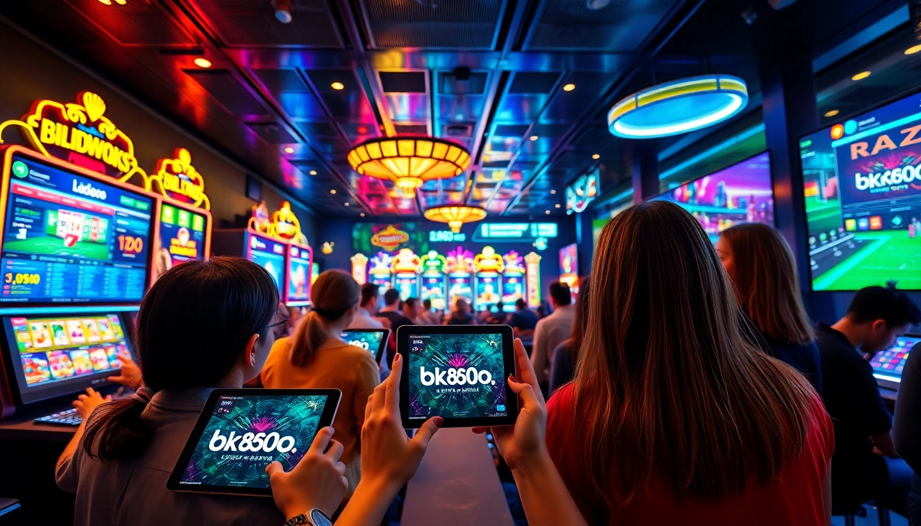 Engaging players experience at bk860s.com online casino, showcasing diverse gaming options and innovative design.