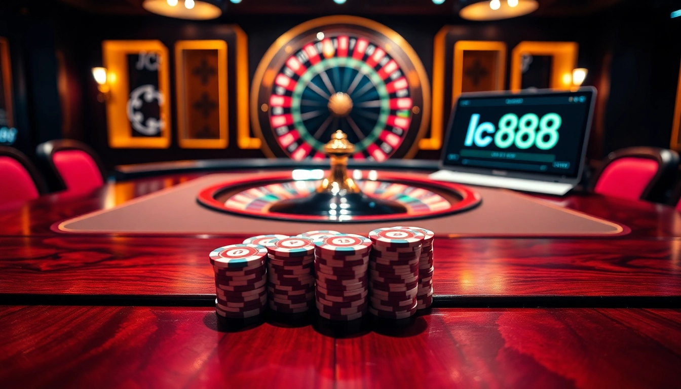 Place bets and enjoy the thrill at lc 888’s luxurious casino gaming tables.