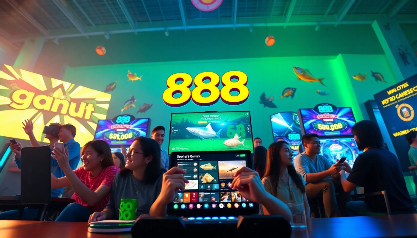 Engaging players at 888b.rodeo enjoying diverse online gaming experiences.